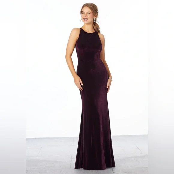 Mori Lee | Dresses | Mori Lee Madeline Gardner Velvet High Neck Eggplant Bridesmaid Dress Size | Poshmark Mori Lee | Dresses | Mori Lee Madeline Gardner Velvet High Neck Eggplant Bridesmaid Dress Size | Poshmark